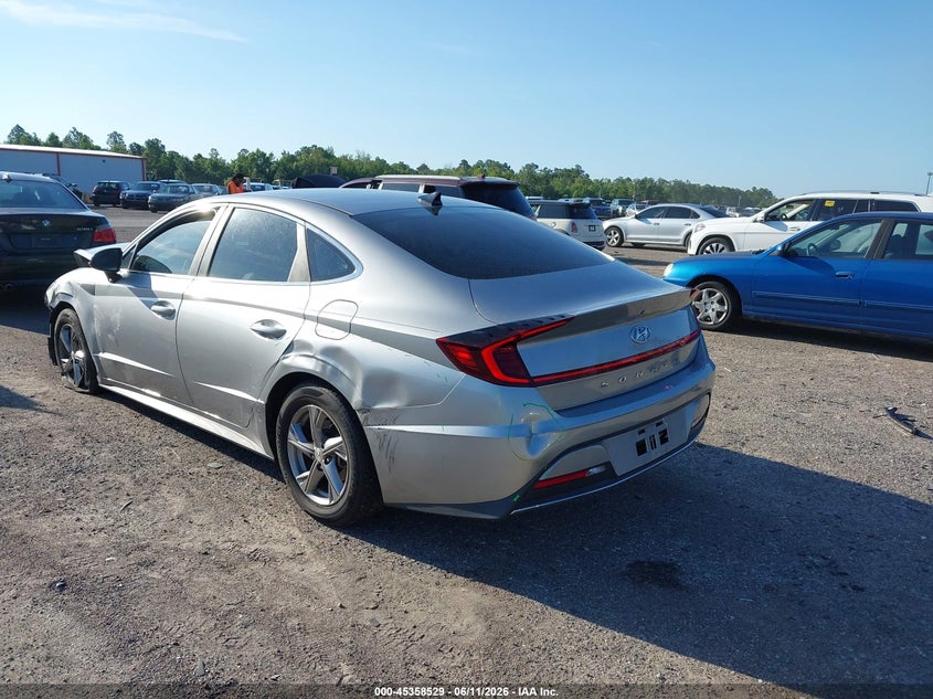 2020 Hyundai Sonata VIN 5NPEG4JA3LH061589 IAAI salvage auction — FRONT & REAR, Certificate Of Destruction (Florida), sold $1,350 on 2026-07-21 (photo 3)