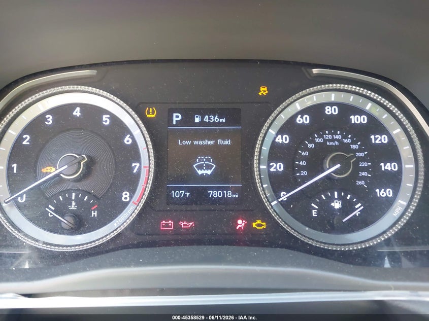2020 Hyundai Sonata VIN 5NPEG4JA3LH061589 IAAI salvage auction — FRONT & REAR, Certificate Of Destruction (Florida), sold $1,350 on 2026-07-21 (photo 7)