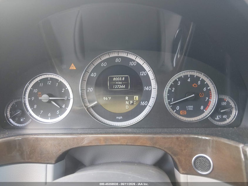 2012 Mercedes-benz E-klasse VIN WDDHF5KB8CA608916 IAAI salvage auction — ROOF, Salvage (Mississippi), sold $1,550 on 2026-07-22 (photo 7)