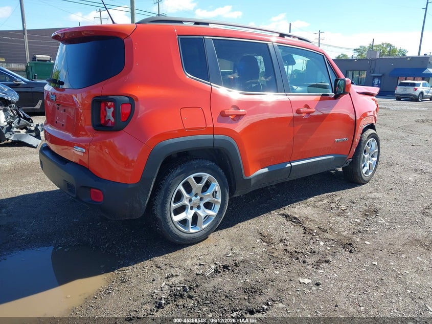 2015 Jeep Renegade VIN ZACCJABT1FPB39676 IAAI salvage auction — FRONT END, Clear (Michigan), sold $850 on 2026-07-16 (photo 4)