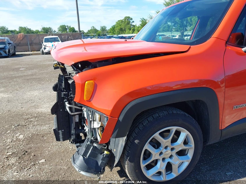 2015 Jeep Renegade VIN ZACCJABT1FPB39676 IAAI salvage auction — FRONT END, Clear (Michigan), sold $850 on 2026-07-16 (photo 6)