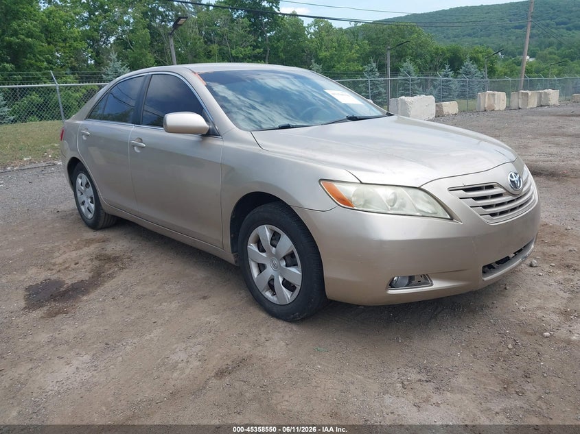 2007 Toyota Camry VIN JTNBE46K373077783 IAAI salvage auction — NORMAL WEAR, Clear (New Jersey), sold $750 on 2026-07-09 (photo 1)