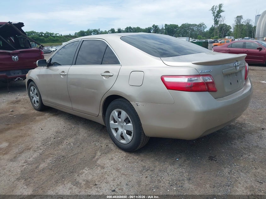 2007 Toyota Camry VIN JTNBE46K373077783 IAAI salvage auction — NORMAL WEAR, Clear (New Jersey), sold $750 on 2026-07-09 (photo 3)