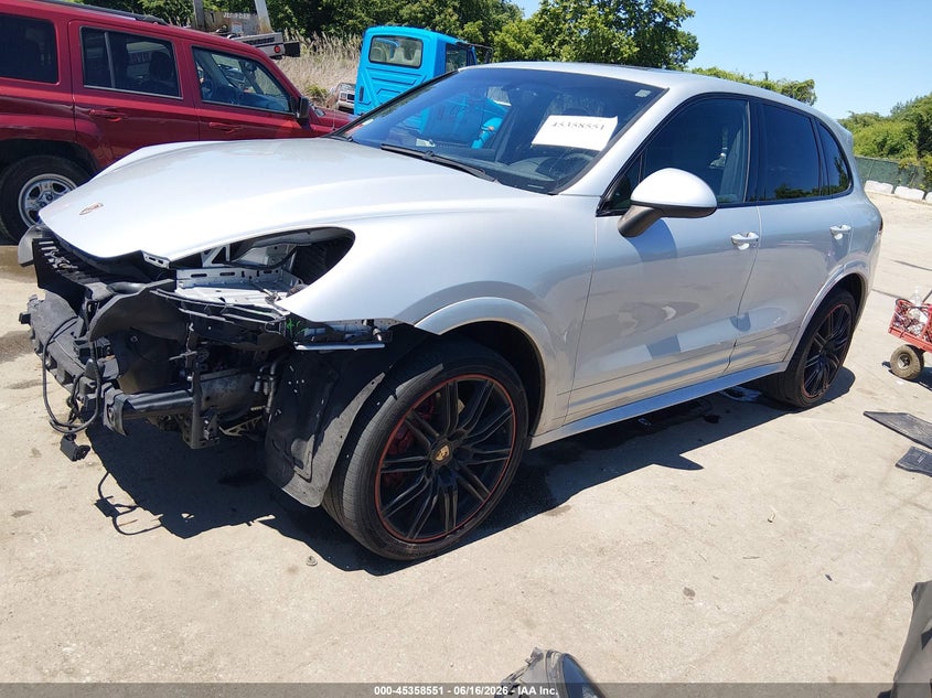 2013 Porsche Cayenne VIN WP1AD2A23DLA71247 IAAI salvage auction — FRONT END, Salvage - Greater Than 75% (Maryland), sold $2,850 on 2026-07-09 (photo 2)