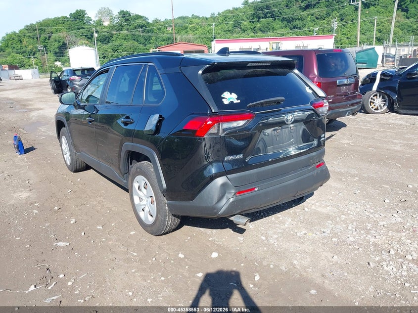2019 Toyota Rav 4 VIN JTMF1RFV3KD002660 IAAI salvage auction — RIGHT REAR, Salvage (Pennsylvania), sold $7,650 on 2026-07-14 (photo 3)