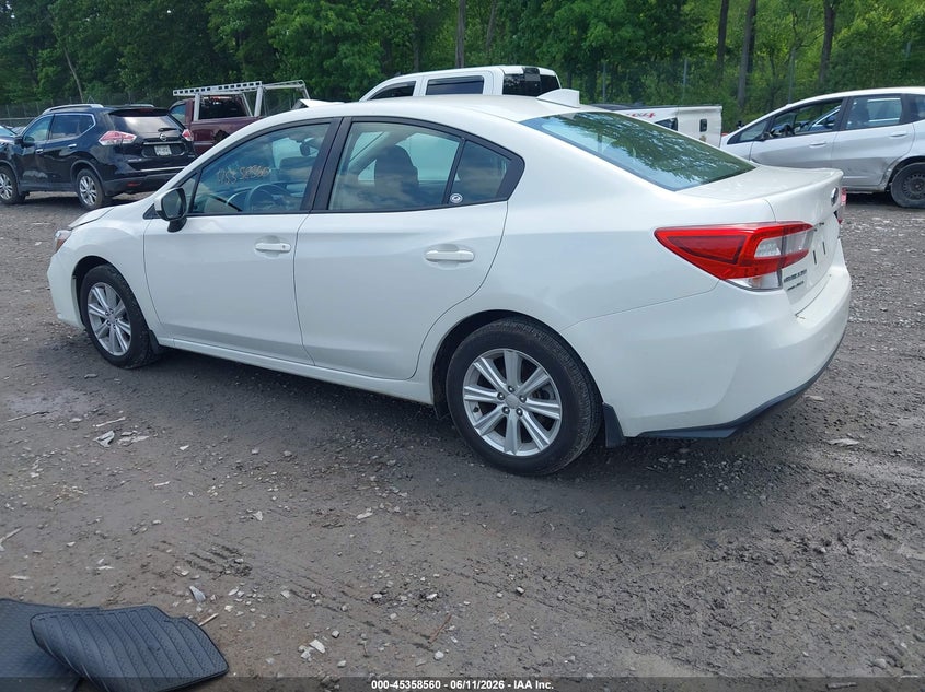 2017 Subaru Impreza VIN 4S3GKAD6XH3610818 IAAI salvage auction — FRONT & REAR, Mv-907A (New York), sold $1,350 on 2026-07-09 (photo 3)