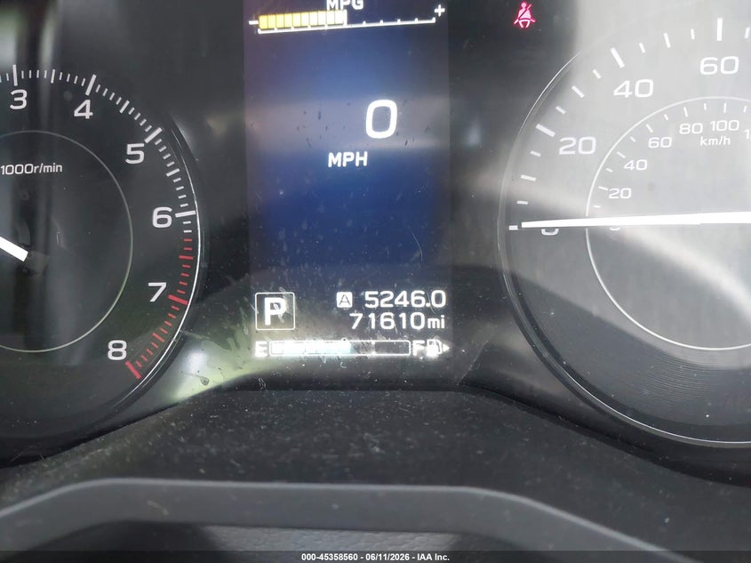 2017 Subaru Impreza VIN 4S3GKAD6XH3610818 IAAI salvage auction — FRONT & REAR, Mv-907A (New York), sold $1,350 on 2026-07-09 (photo 7)