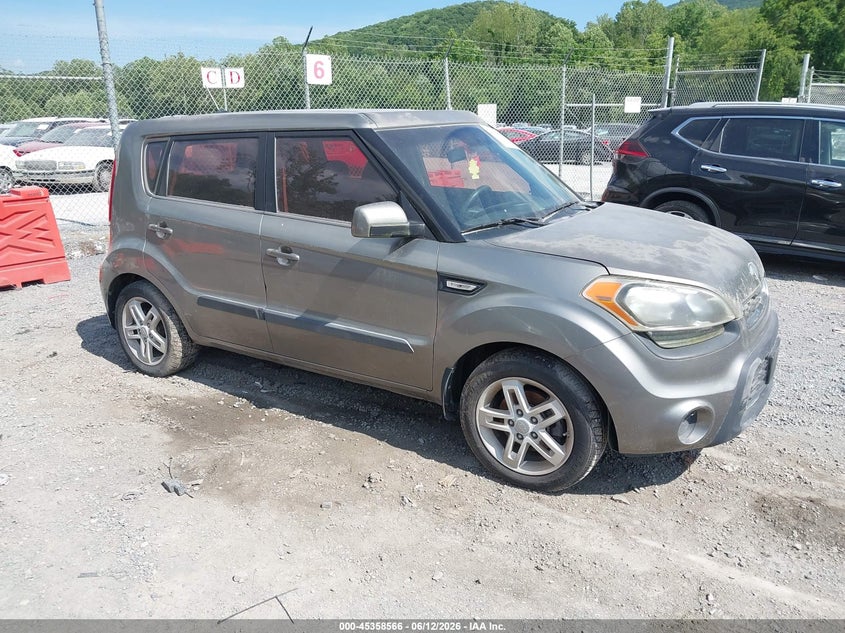 2013 Kia Soul VIN KNDJT2A56D7491723 IAAI salvage auction — LEFT SIDE, Clear (Virginia), sold $525 on 2026-07-07 (photo 1)