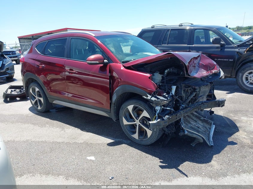 2017 Hyundai Tucson VIN KM8J3CA29HU313366 IAAI salvage auction — FRONT END, Certificate Of Title (Nebraska), sold $25 on 2026-07-23 (photo 1)