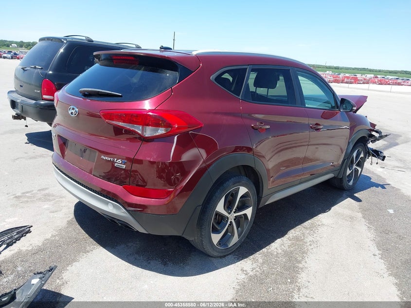 2017 Hyundai Tucson VIN KM8J3CA29HU313366 IAAI salvage auction — FRONT END, Certificate Of Title (Nebraska), sold $25 on 2026-07-23 (photo 4)