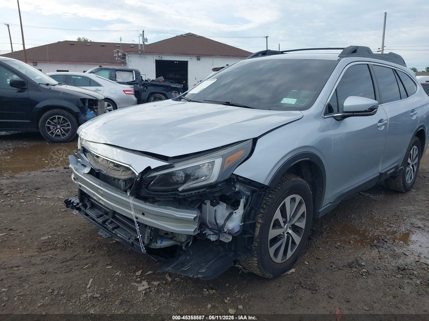 2021 Subaru Outback VIN 4S4BTADC7M3134076 IAAI salvage auction — FRONT END, Wait Title, sold $6,200 on 2026-08-01 (photo 6)