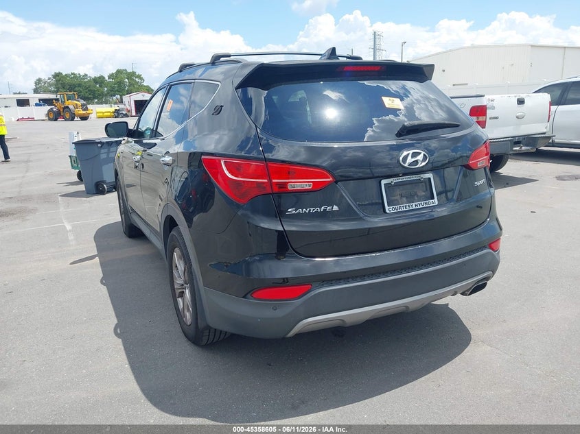 2016 Hyundai Santa fe VIN 5XYZU3LB2GG306289 IAAI salvage auction — NORMAL WEAR, Salvage Title, sold $1,800 on 2026-07-27 (photo 3)