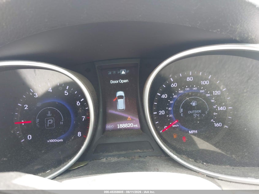 2016 Hyundai Santa fe VIN 5XYZU3LB2GG306289 IAAI salvage auction — NORMAL WEAR, Salvage Title, sold $1,800 on 2026-07-27 (photo 7)