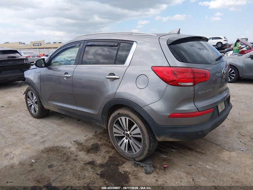 2016 Kia Sportage VIN KNDPCCACXG7804548 IAAI salvage auction — LEFT FRONT, Salvage (Kansas), sold $975 on 2026-07-24 (photo 3)
