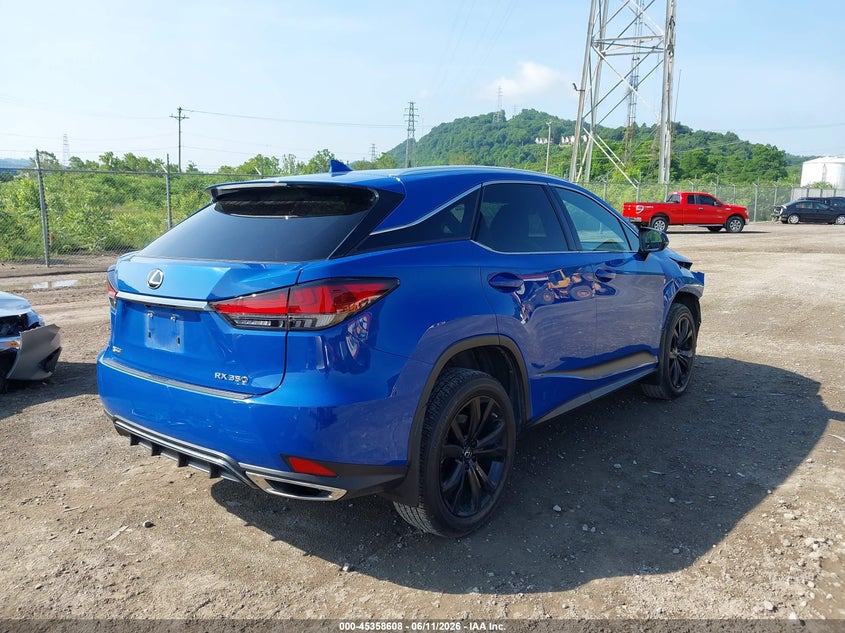 2021 Lexus Rx VIN 2T2SZMDA7MC281021 IAAI salvage auction — FRONT END, Salvage Title, sold $15,250 on 2026-07-23 (photo 4)