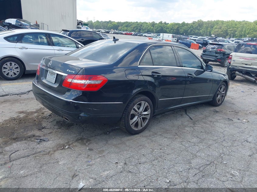 2011 Mercedes-benz E-klasse VIN WDDHF8HB3BA357276 IAAI salvage auction — FRONT END, Salvage (Georgia), sold $1,450 on 2026-08-03 (photo 4)