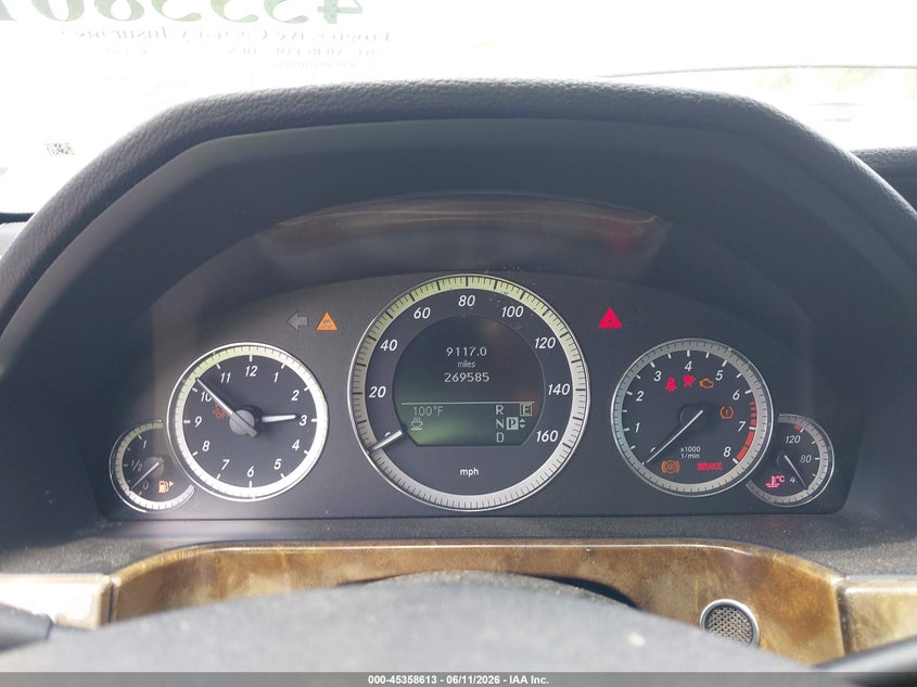 2011 Mercedes-benz E-klasse VIN WDDHF8HB3BA357276 IAAI salvage auction — FRONT END, Salvage (Georgia), sold $1,450 on 2026-08-03 (photo 7)