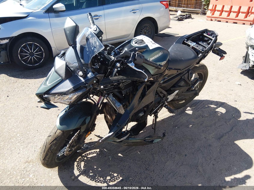 2025 Kawasaki Ninja VIN ML5EXEP15SDAF8994 IAAI salvage auction — ALL OVER, Salvage (Kentucky), sold $1,350 on 2026-07-28 (photo 2)