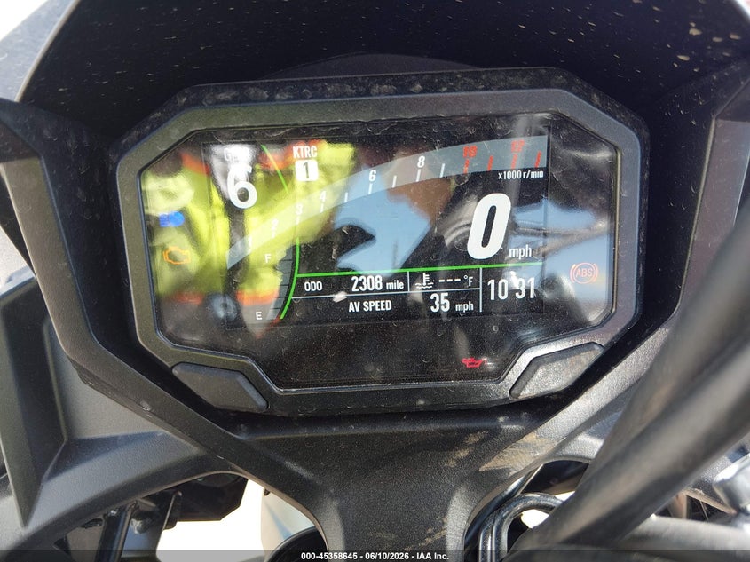2025 Kawasaki Ninja VIN ML5EXEP15SDAF8994 IAAI salvage auction — ALL OVER, Salvage (Kentucky), sold $1,350 on 2026-07-28 (photo 7)