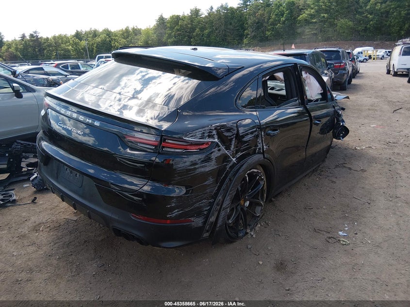 2020 Porsche Cayenne coupe VIN WP1BF2AY4LDA65789 IAAI salvage auction — FRONT END, Salvage (Massachusetts), sold $13,750 on 2026-09-11 (photo 4)