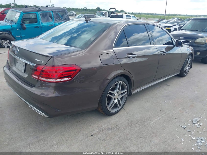 2014 Mercedes-benz E-klasse VIN WDDHF8JB2EA975168 IAAI salvage auction — ENGINE BURN, Salvage (Texas), sold $2,200 on 2026-07-31 (photo 4)