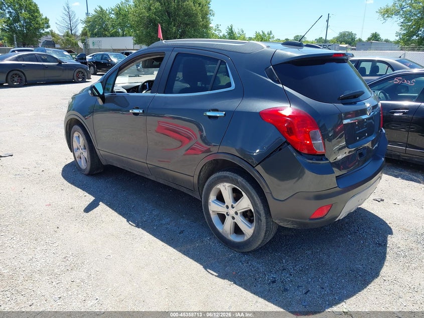 2016 Buick Encore VIN KL4CJESB1GB590224 IAAI salvage auction — REAR END, Salvage (Texas), sold $25 on 2026-07-28 (photo 3)