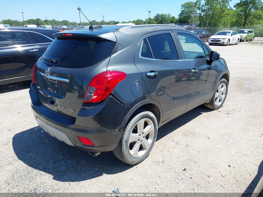 2016 Buick Encore VIN KL4CJESB1GB590224 IAAI salvage auction — REAR END, Salvage (Texas), sold $25 on 2026-07-28 (photo 4)
