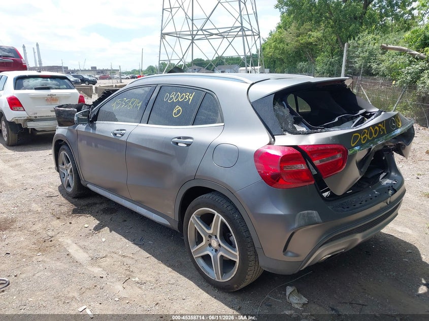 2015 Mercedes-benz VIN WDCTG4GB2FJ080034 IAAI salvage auction — ENGINE BURN, Clear (Indiana), sold $50 on 2026-07-22 (photo 3)