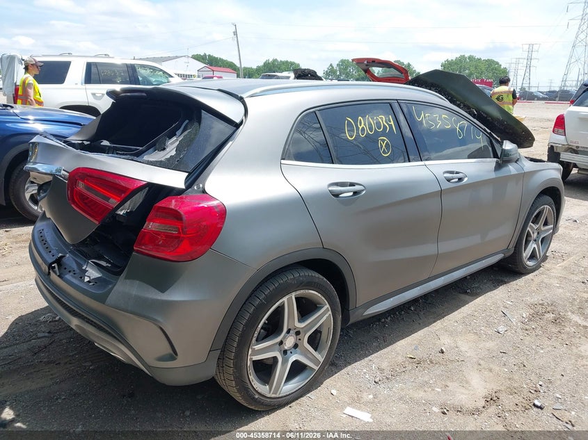 2015 Mercedes-benz VIN WDCTG4GB2FJ080034 IAAI salvage auction — ENGINE BURN, Clear (Indiana), sold $50 on 2026-07-22 (photo 4)