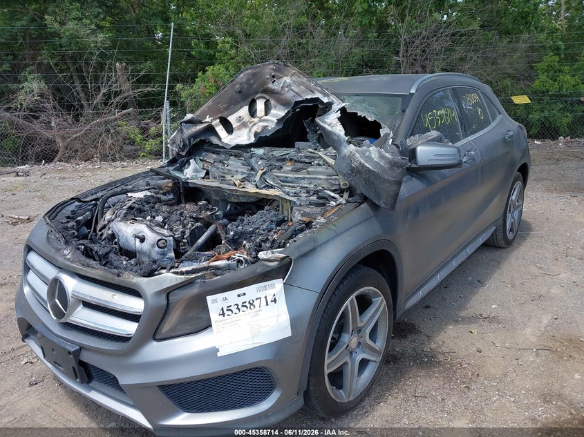 2015 Mercedes-benz VIN WDCTG4GB2FJ080034 IAAI salvage auction — ENGINE BURN, Clear (Indiana), sold $50 on 2026-07-22 (photo 6)