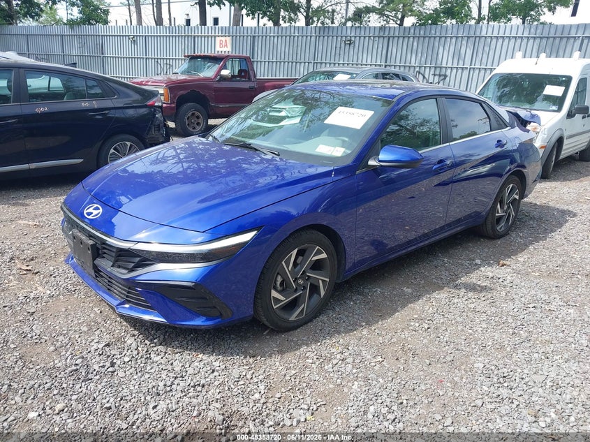 2025 Hyundai Elantra VIN KMHLS4DG4SU005778 IAAI salvage auction — REAR END, Salvage (Arizona), sold $6,250 on 2026-07-15 (photo 2)
