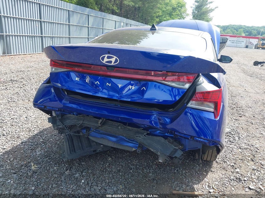 2025 Hyundai Elantra VIN KMHLS4DG4SU005778 IAAI salvage auction — REAR END, Salvage (Arizona), sold $6,250 on 2026-07-15 (photo 6)