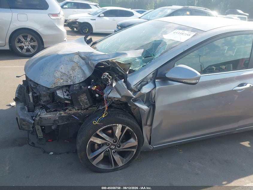 2015 Hyundai Elantra VIN KMHDH4AE9FU456152 IAAI salvage auction — LEFT FRONT, Salvage (Idaho), sold $925 on 2026-07-15 (photo 6)