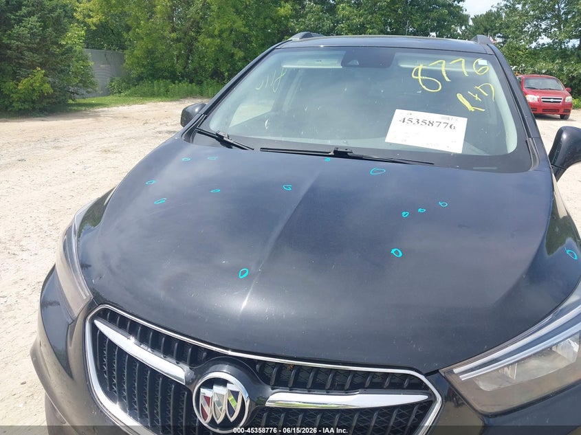 2021 Buick Encore VIN KL4CJESB2MB355598 IAAI salvage auction — HAIL, Clear Claim Paid (Wisconsin), sold $1,350 on 2026-07-29 (photo 6)