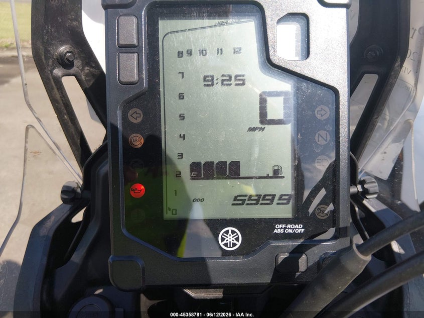 2022 Yamaha VIN JYADM12Y7NA002484 IAAI salvage auction — FRONT END, Salvage (New Jersey), sold $2,050 on 2026-07-21 (photo 7)