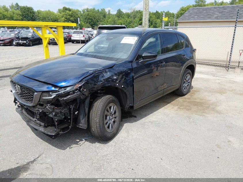 2026 Mazda Cx-5 VIN JM3KMBHA6T0121083 IAAI salvage auction — FRONT END, Salvage (Connecticut), sold $8,100 on 2026-07-30 (photo 2)