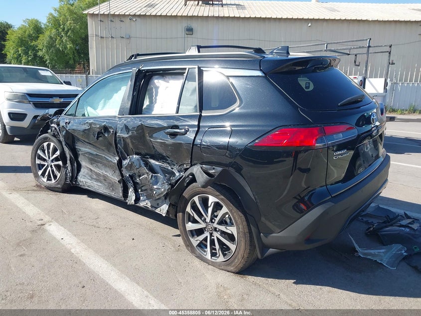 2023 Toyota Corolla cross VIN 7MUDAABG6PV062787 IAAI salvage auction — LEFT FRONT, Salvage Title, sold $725 on 2026-07-28 (photo 3)
