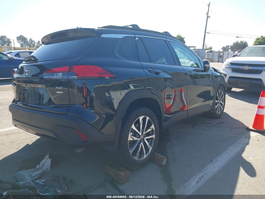 2023 Toyota Corolla cross VIN 7MUDAABG6PV062787 IAAI salvage auction — LEFT FRONT, Salvage Title, sold $725 on 2026-07-28 (photo 4)