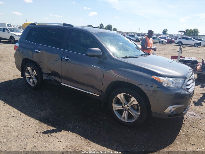 2012 Toyota Highlander VIN 5TDDK3EH6CS102996 IAAI salvage auction — SIDE, Clear (Arkansas), sold $6,700 on 2026-07-15 (photo 1)