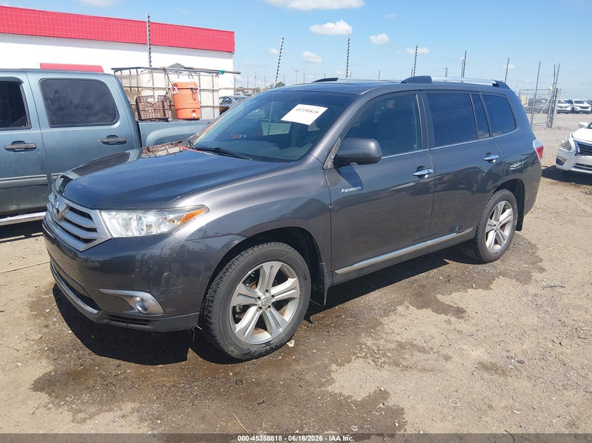 2012 Toyota Highlander VIN 5TDDK3EH6CS102996 IAAI salvage auction — SIDE, Clear (Arkansas), sold $6,700 on 2026-07-15 (photo 2)