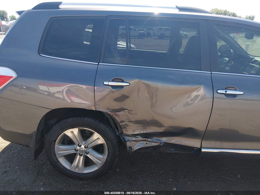 2012 Toyota Highlander VIN 5TDDK3EH6CS102996 IAAI salvage auction — SIDE, Clear (Arkansas), sold $6,700 on 2026-07-15 (photo 6)