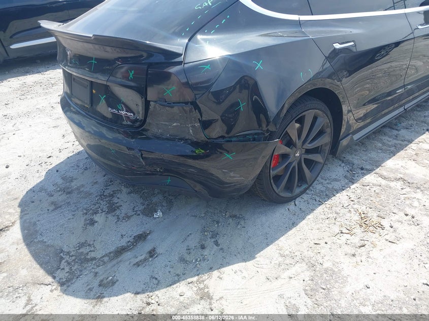 2020 Tesla Model 3 VIN 5YJ3E1EC0LF603477 IAAI salvage auction — REAR END, Salvage (Georgia), sold $75 on 2026-07-30 (photo 6)