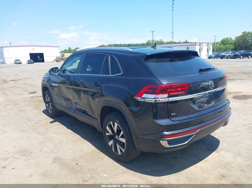 2023 Volkswagen Atlas cross sport VIN 1V2LC2CA8PC223155 IAAI salvage auction — SIDE, Salvage - Greater Than 75% (Maryland), sold $9,500 on 2026-09-29 (photo 3)