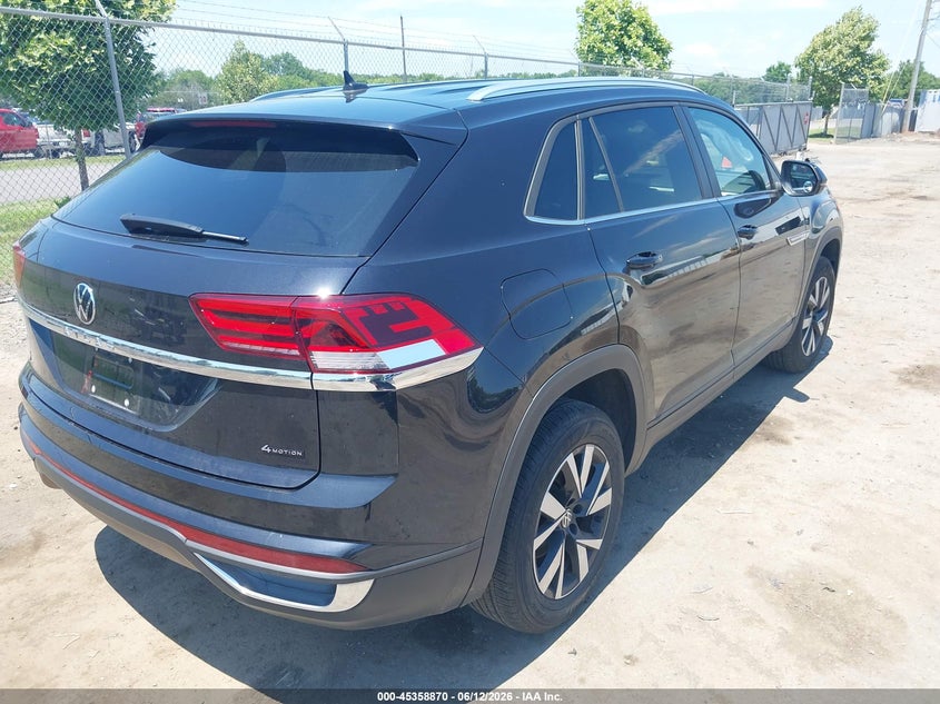 2023 Volkswagen Atlas cross sport VIN 1V2LC2CA8PC223155 IAAI salvage auction — SIDE, Salvage - Greater Than 75% (Maryland), sold $9,500 on 2026-09-29 (photo 4)