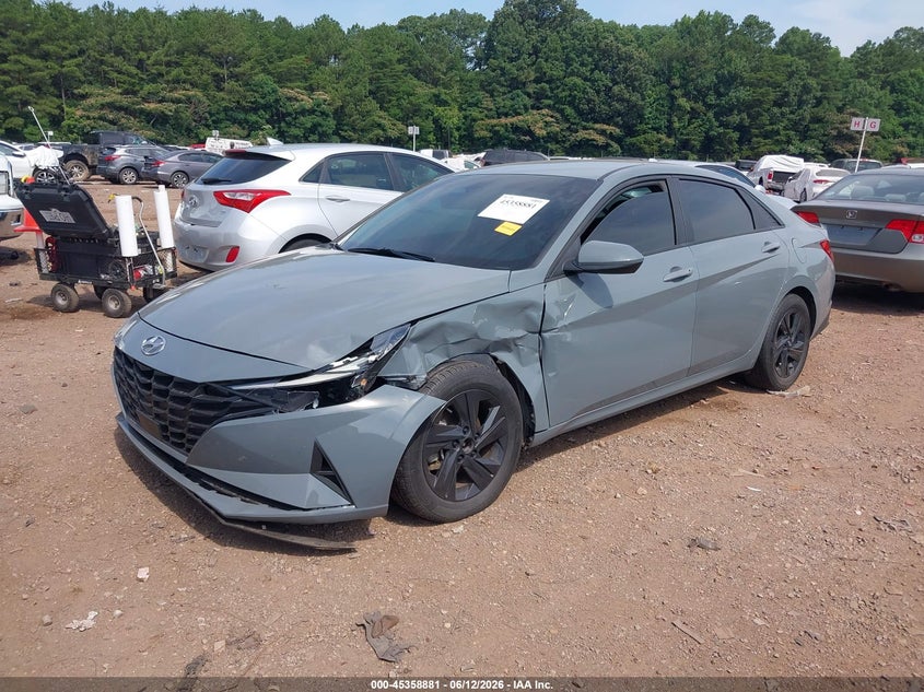 2022 Hyundai Elantra VIN KMHLS4AG1NU342823 IAAI salvage auction — LEFT FRONT, Salvage (Alabama), sold $1,900 on 2026-07-08 (photo 2)