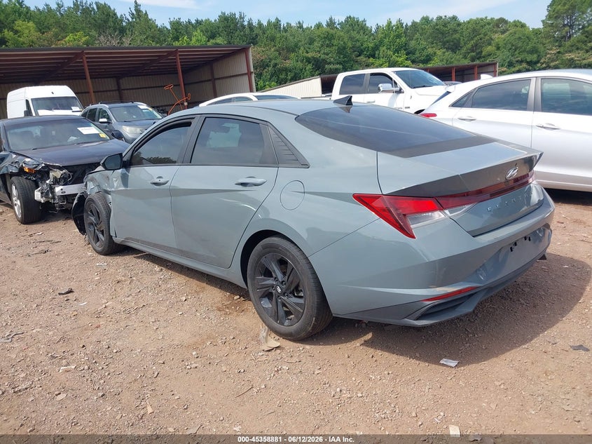 2022 Hyundai Elantra VIN KMHLS4AG1NU342823 IAAI salvage auction — LEFT FRONT, Salvage (Alabama), sold $1,900 on 2026-07-08 (photo 3)