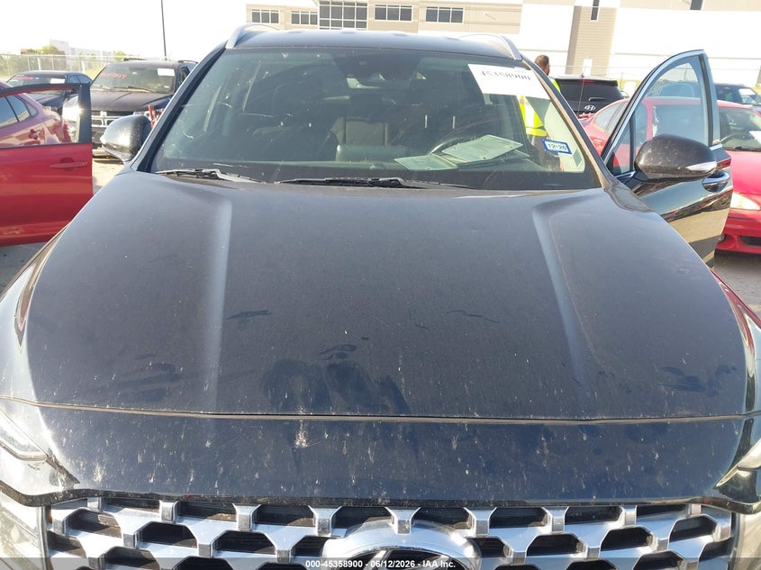 2021 Hyundai Santa fe VIN 5NMS64AJ1MH303641 IAAI salvage auction — HAIL, Salvage Title, sold $10,800 on 2026-08-25 (photo 6)