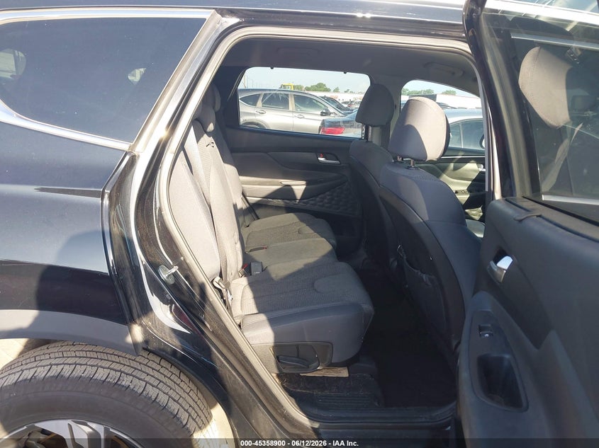 2021 Hyundai Santa fe VIN 5NMS64AJ1MH303641 IAAI salvage auction — HAIL, Salvage Title, sold $10,800 on 2026-08-25 (photo 8)