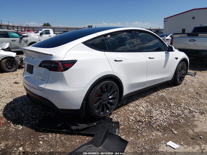 2022 Tesla Model y VIN 7SAYGDEF7NF326490 IAAI salvage auction — FRONT END, Salvage (Arkansas), sold $8,600 on 2026-07-30 (photo 4)