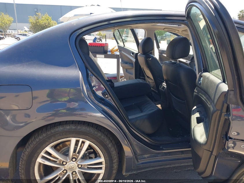 2012 Infiniti G VIN JN1CV6AP1CM930535 IAAI salvage auction — THEFT, Clear - Dealer Only (California), sold $2,350 on 2026-07-10 (photo 8)